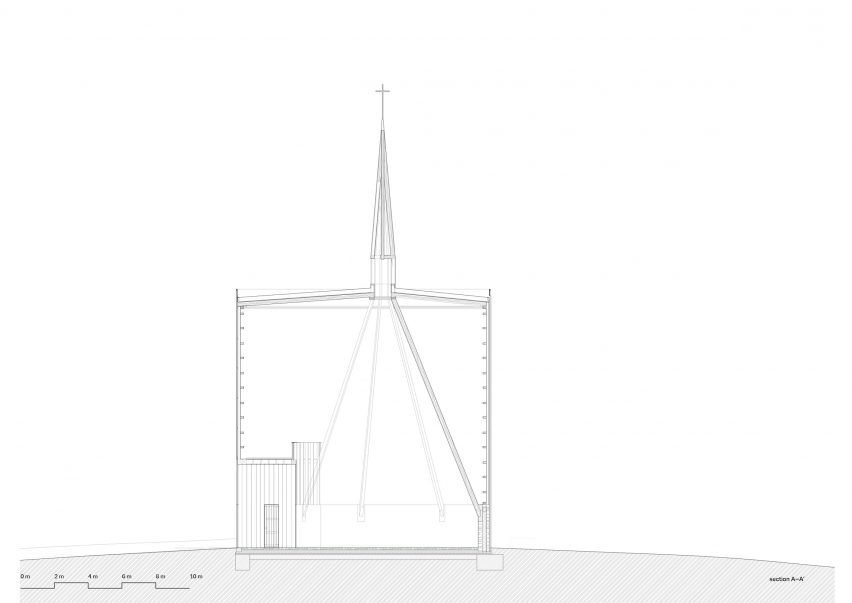 Section of Our Lady of Sorrows Chapel by RCNKSK