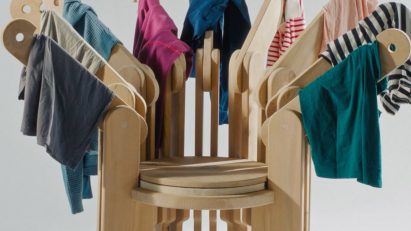 Rewear Chair to hang laundry on