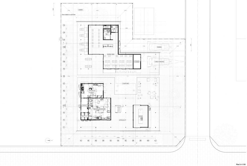 Funamachi Base by Schemata Architects