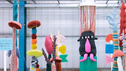 Donna Wilson installation at Dundee Design Festival