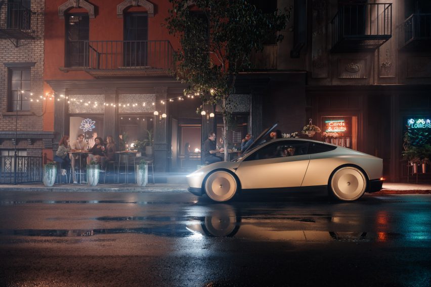 Tesla unveils retro-futuristic art deco Robovan