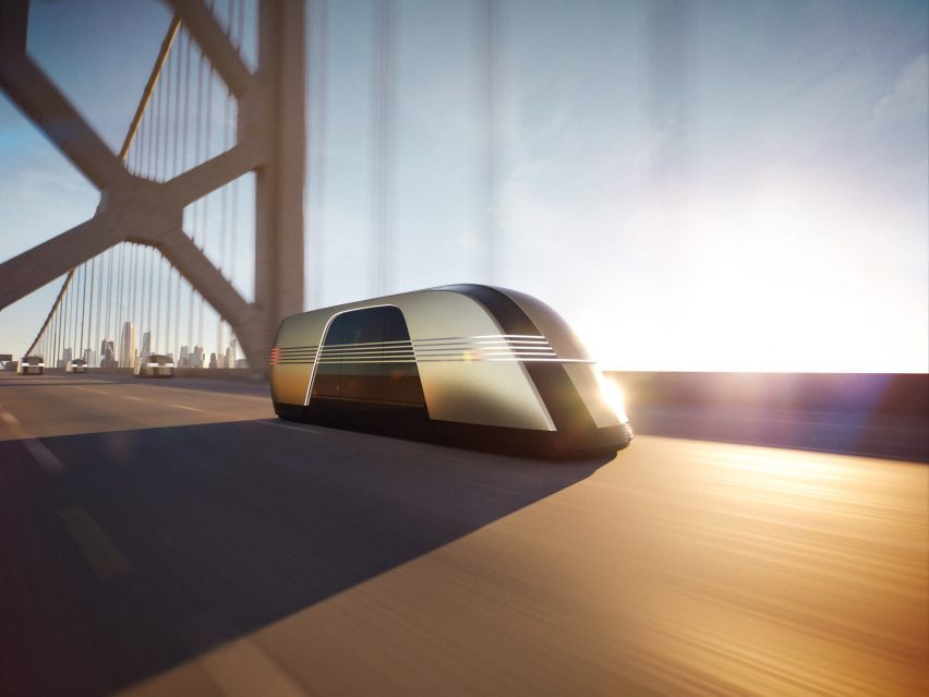 Tesla unveils retro-futuristic art deco Robovan