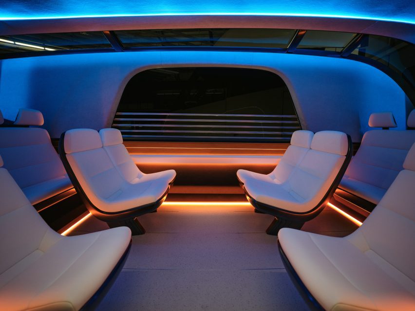 Tesla unveils retro-futuristic art deco Robovan