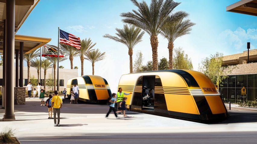 Tesla unveils retro-futuristic art deco Robovan