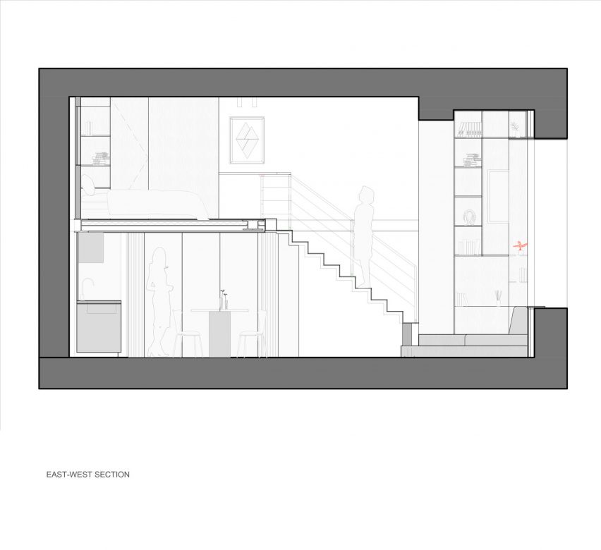 Section of The Lighthouse by Toledano + Architects