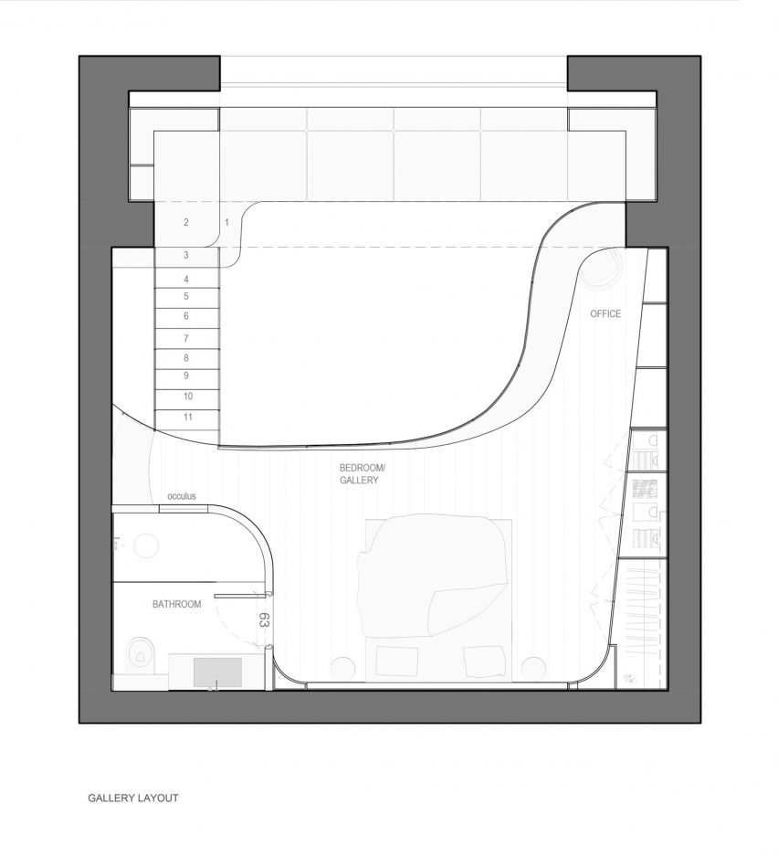 Plan of The Lighthouse by Toledano + Architects