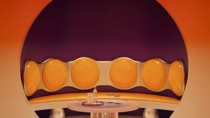 Uchronia's design for a fictional bar