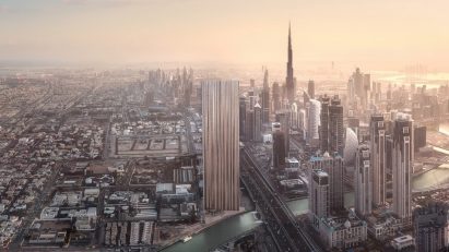 380-metre-high Muraba Veil skyscraper in downtown Dubai