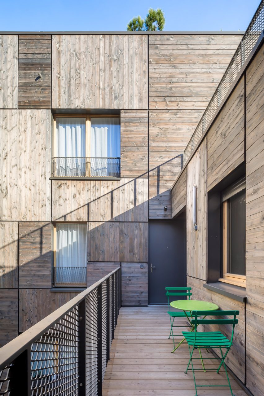 Yama-Tani housing in Paris by Kengo Kuma & Associates