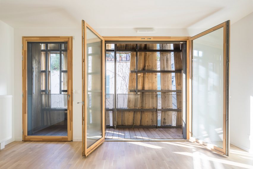 Yama-Tani housing in Paris by Kengo Kuma & Associates