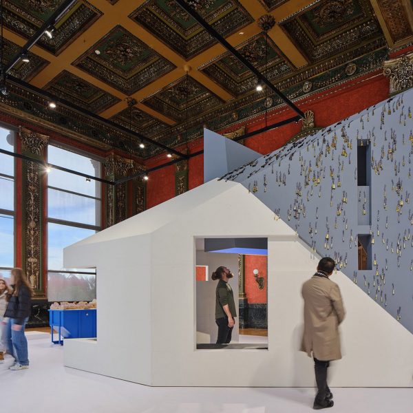Photo of exhibition at Chicago Architecture Biennial 2023