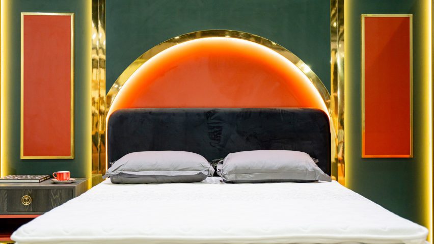 Photo of bed at Index Dubai trade show