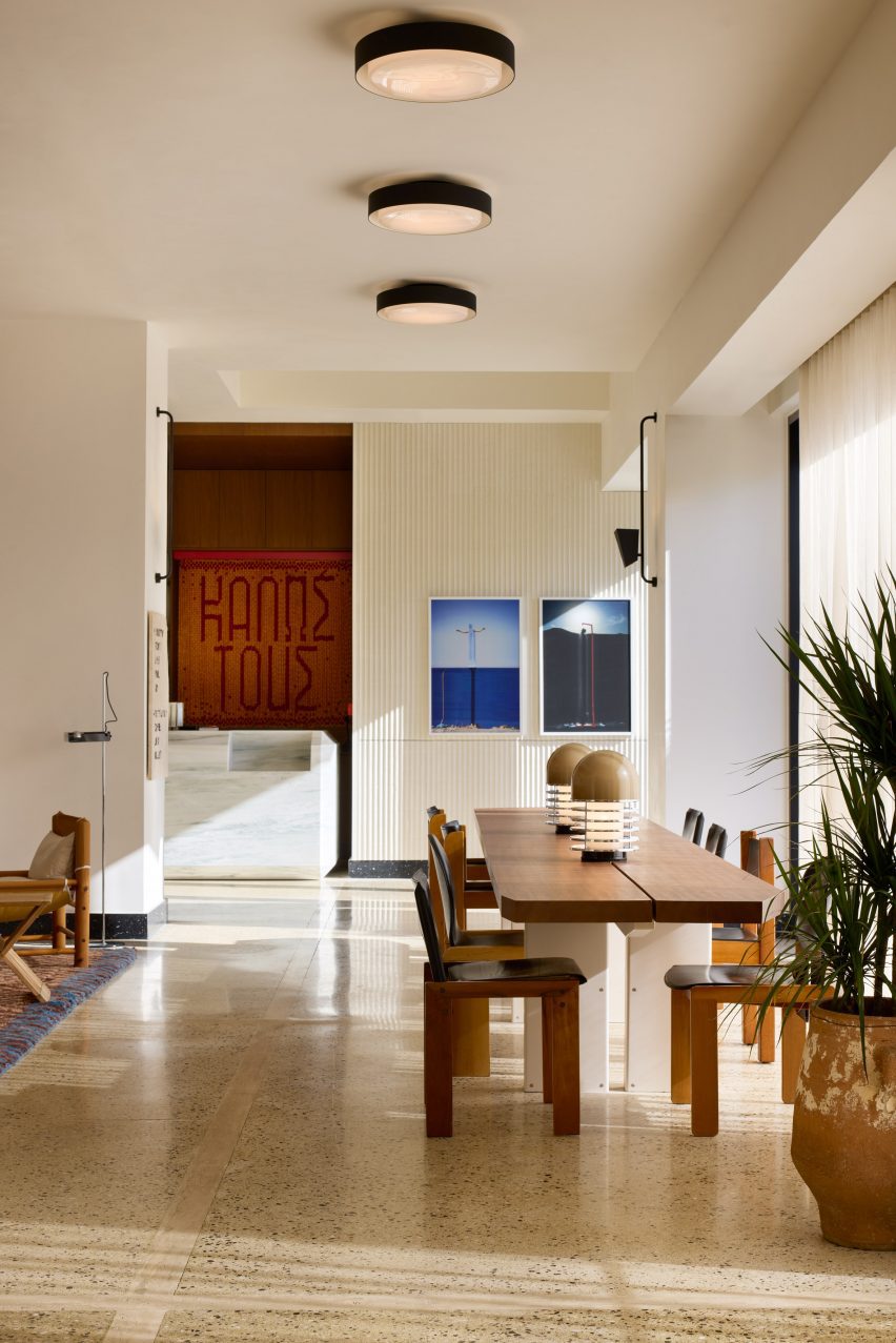 Terrazzo flooring in Ace Hotel