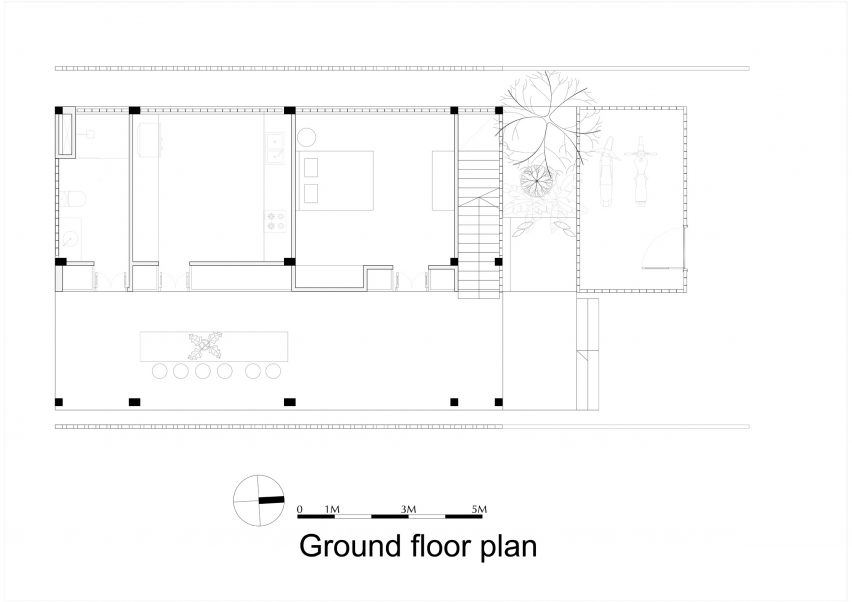 Plan of Anchor House by MM++ Architects