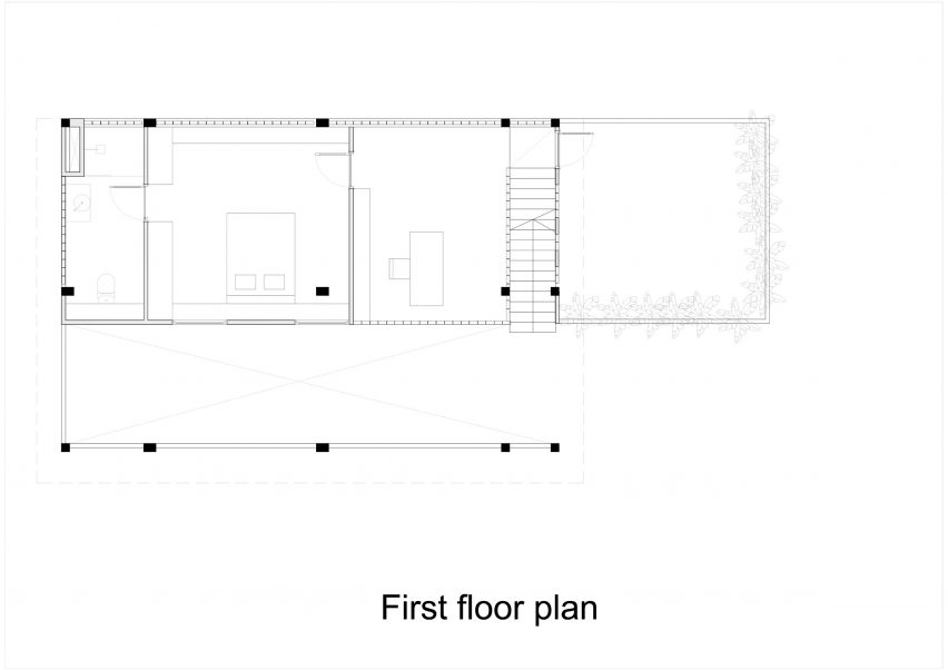 Plan of Anchor House by MM++ Architects