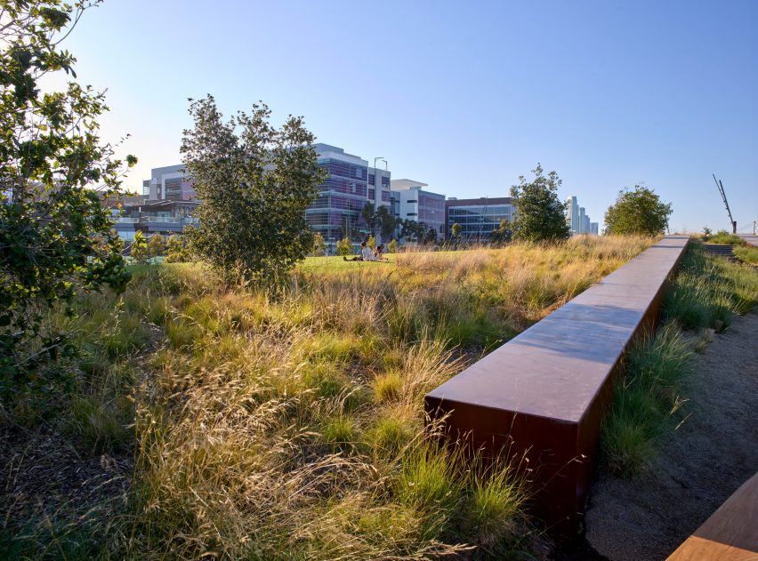 Steel bench