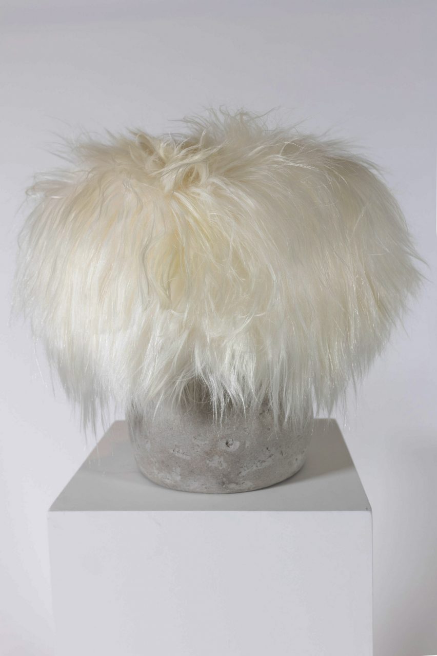 Fluffy vase