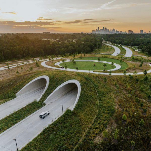 The Land Bridge & Prairie at Memorial Park by Nelson Bryd Woltz