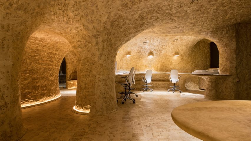 Cave office