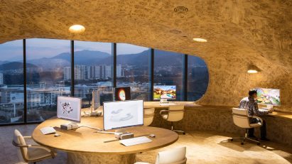 Cave office