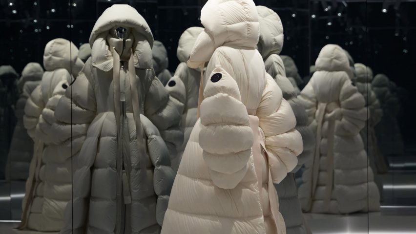 Lulu Li white puffer jacket Moncler