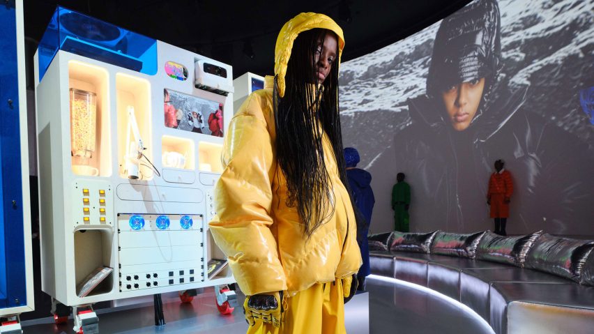 ASAP Rocky yellow sportswear Moncler