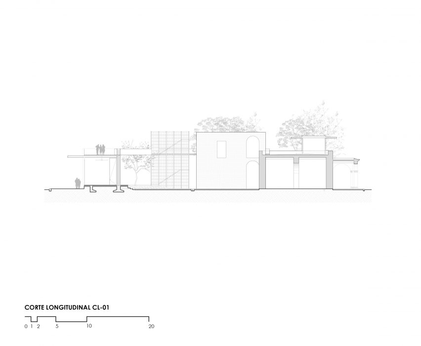 Elevation San Blas port building by Colectivo C733