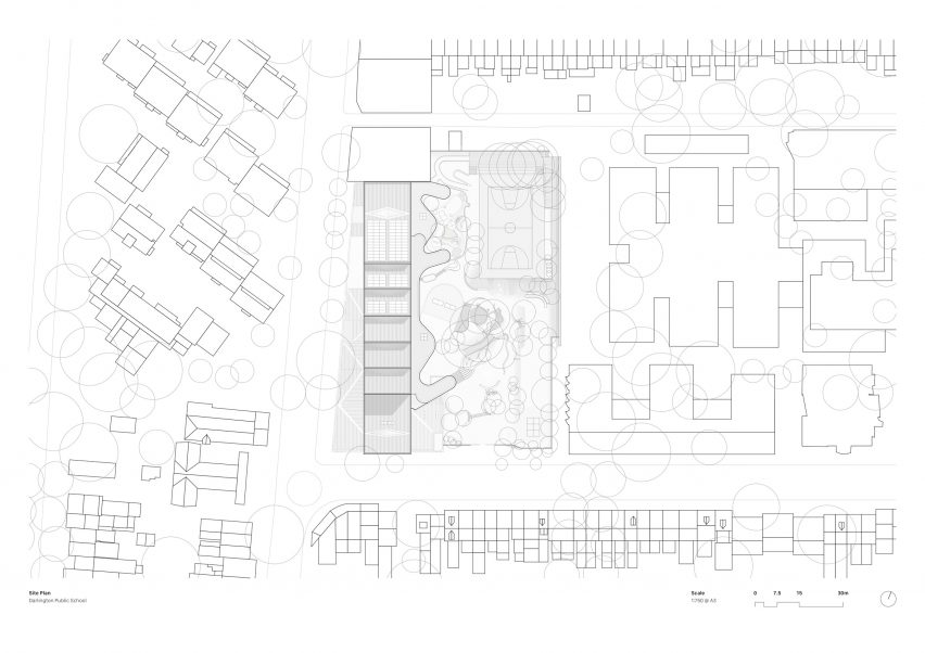 Plan of Darlington Public School by Fjcstudio