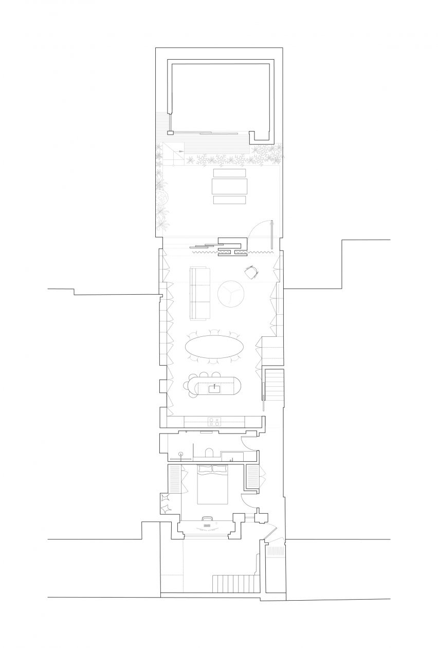 Plan of Datum House by DHaus
