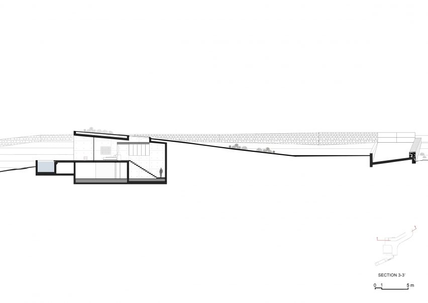 Section of Aimasia Residence by Tom Design and A31 Architecture