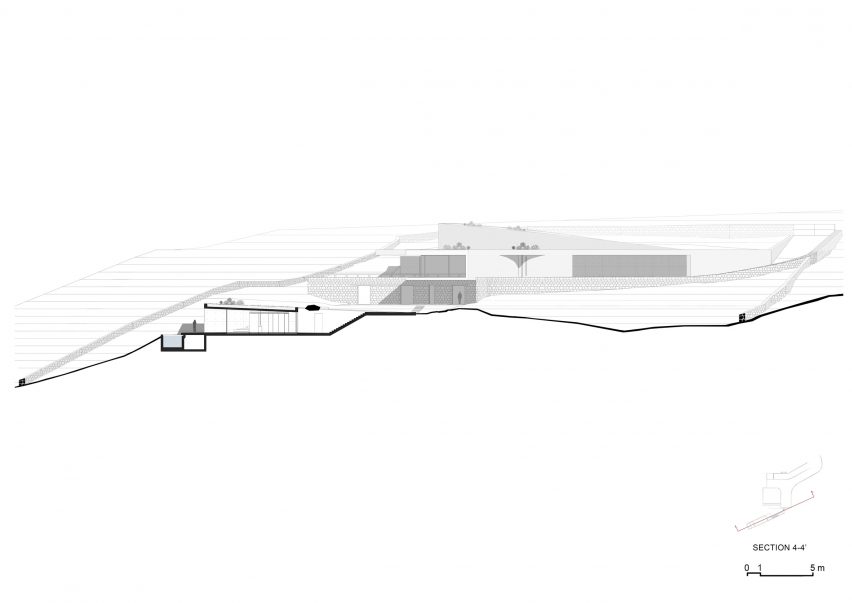 Section of Aimasia Residence by Tom Design and A31 Architecture