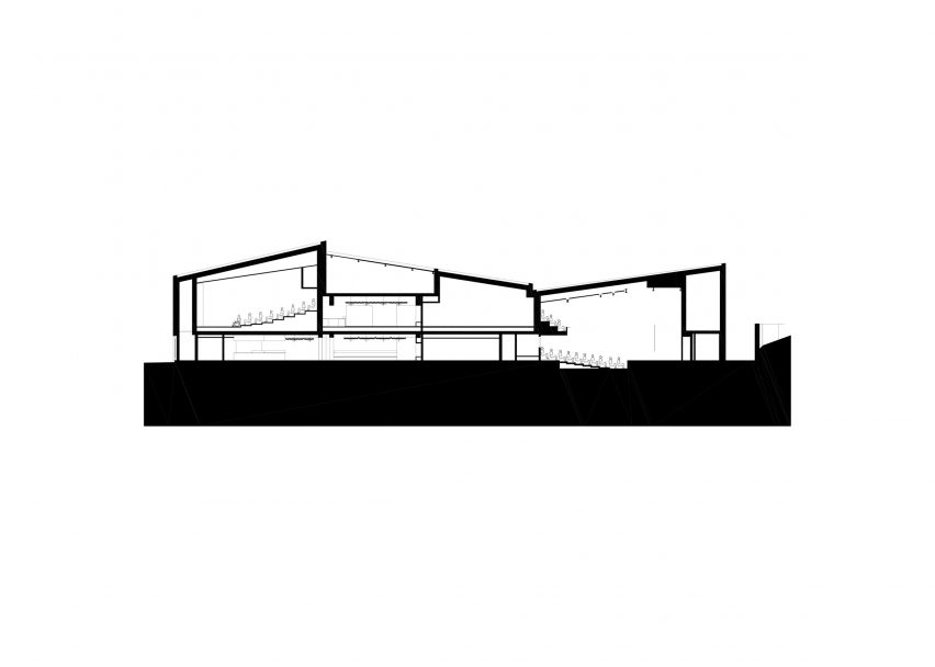 Section of BEAM Hertford by Bennetts Associates and Citizens Design Bureau
