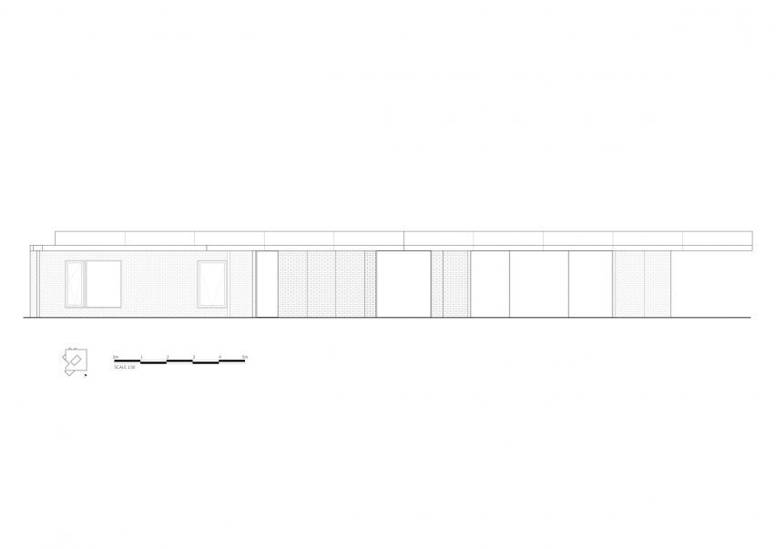 Elevation of Foxglove House by Kirkland Fraser Moor