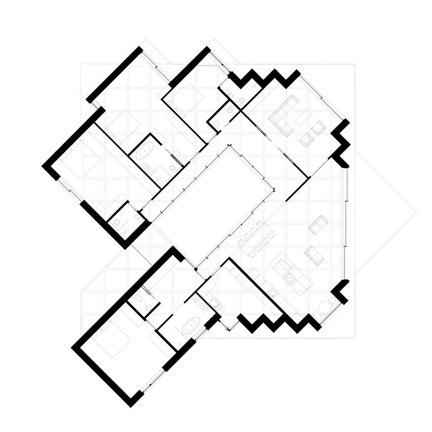 Plan of Foxglove House by Kirkland Fraser Moor