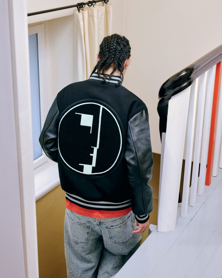 Jacket with bauhaus logo