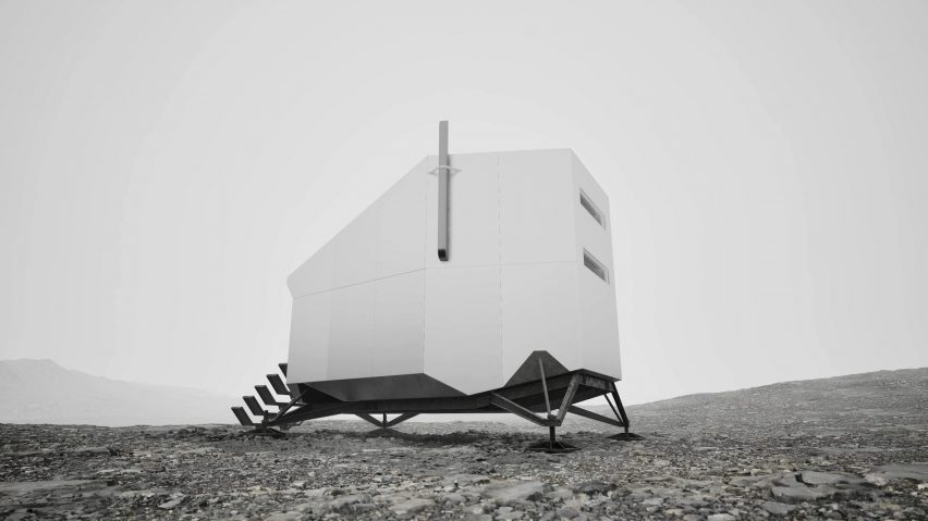 Mountain refuge by Hugh Broughton Architects and Rick Owens