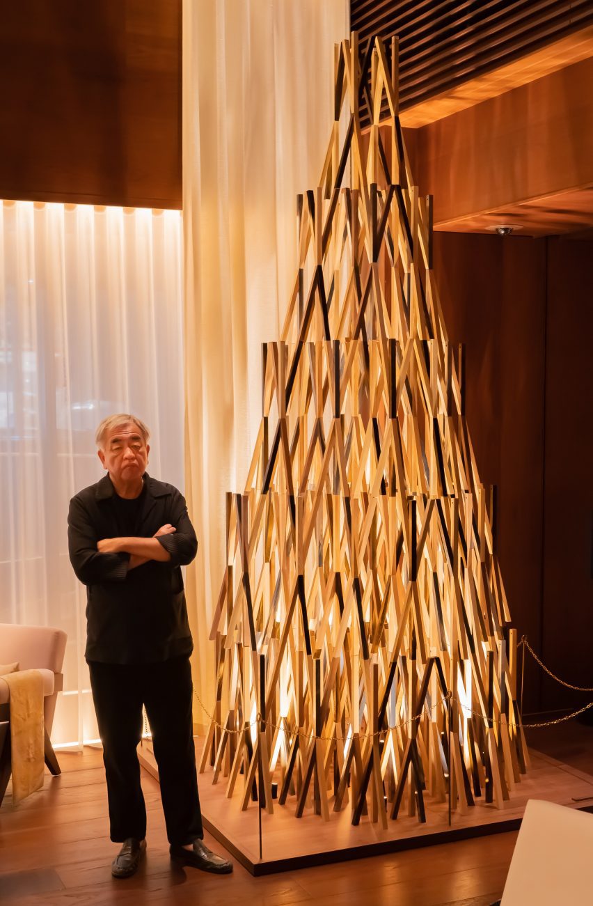 Kengo Kuma Christmas trees