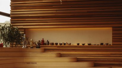 Interiors of Endo at the Rotunda