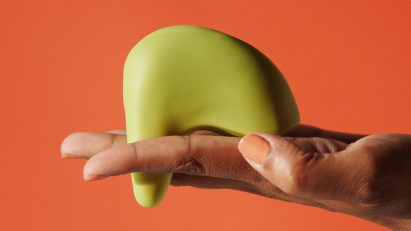Kiwi sex toy in green
