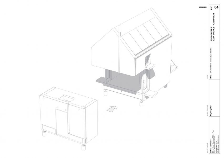 Majamaja Off-Grid Village drawings