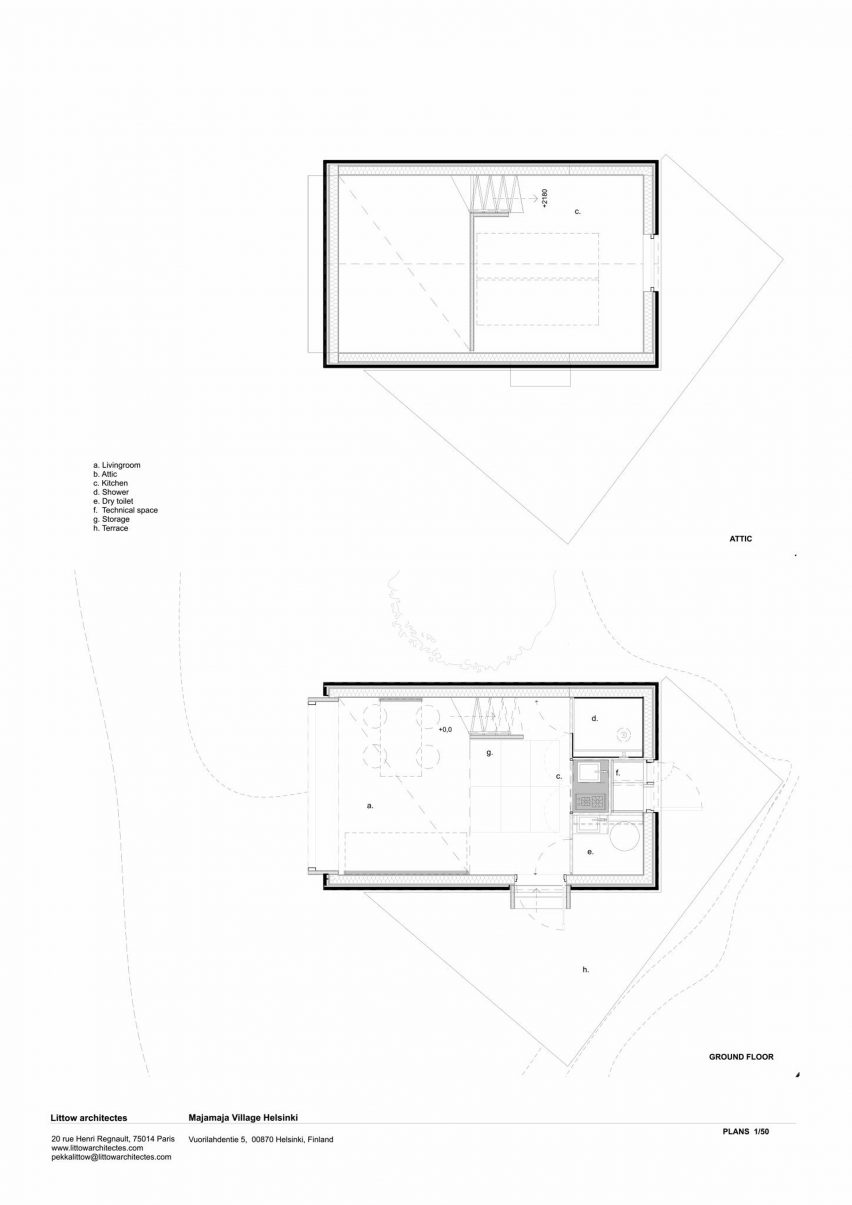 Majamaja Off-Grid Village drawings