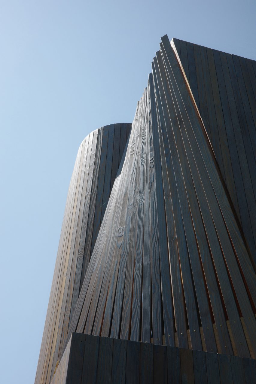 Wood pavilion