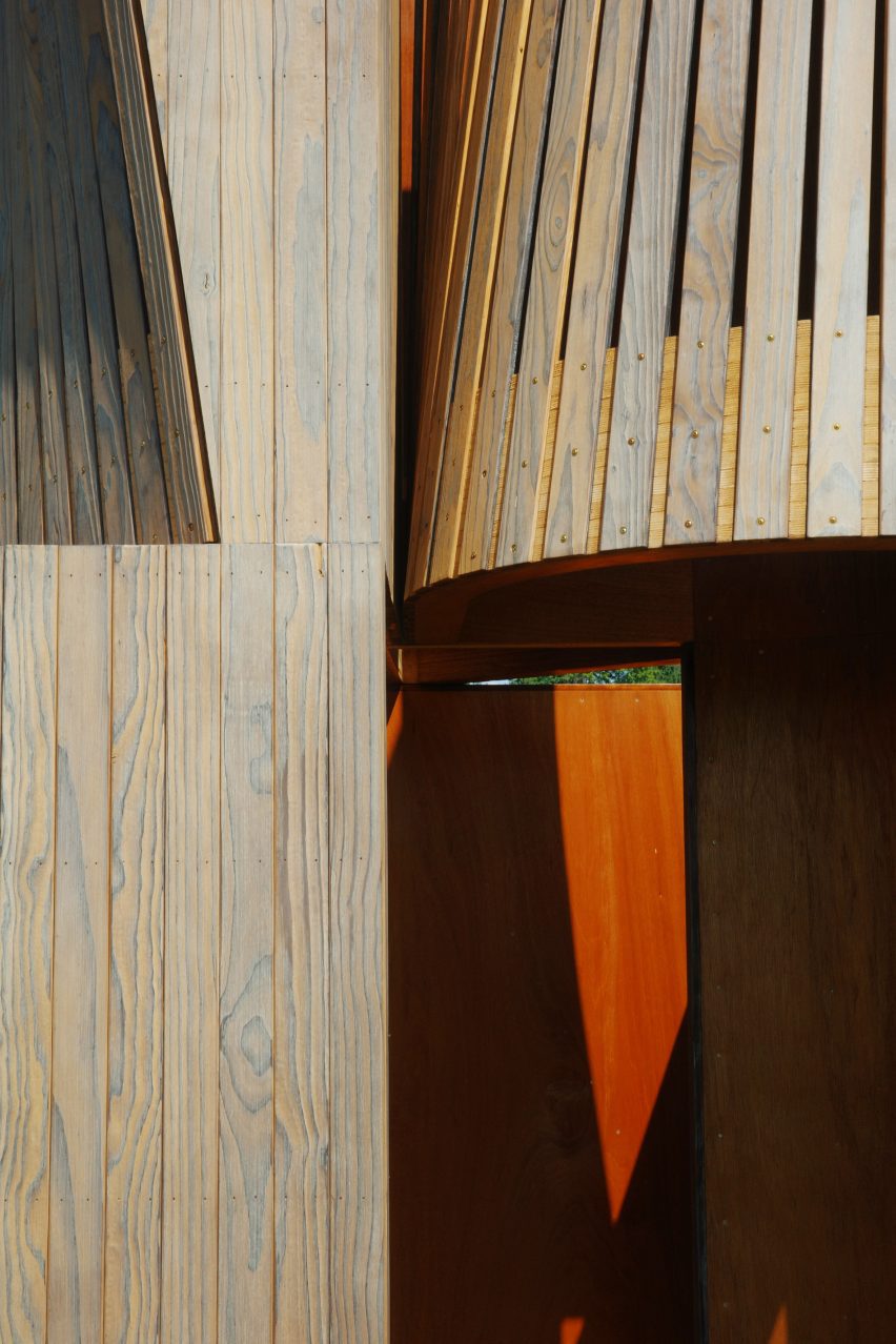 Wood pavilion