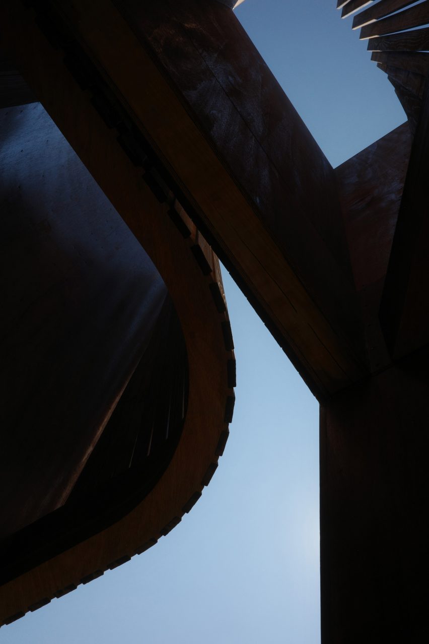 Wood pavilion