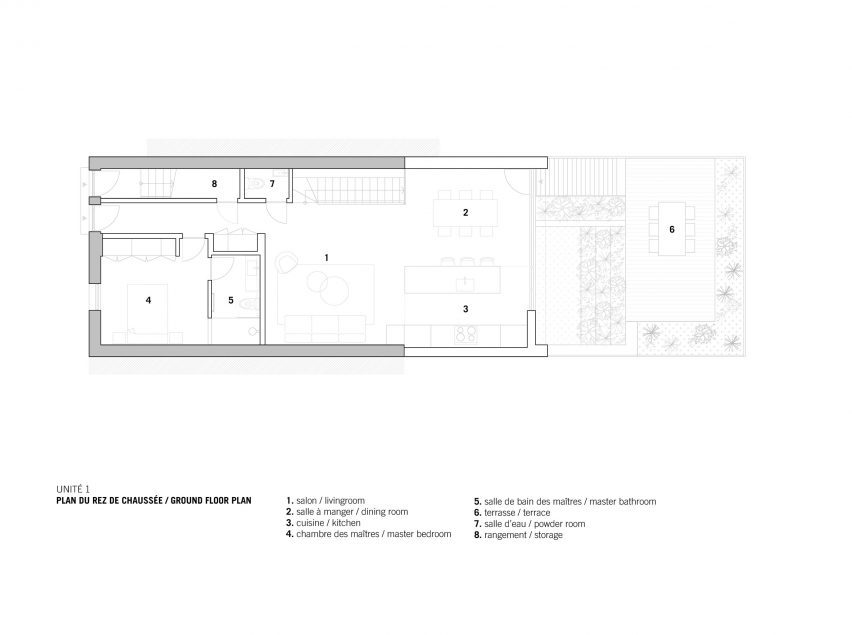 Plan of Le Petit Merlot by Naturehumaine