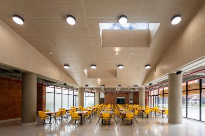 Classrooms of Lucila Rubio de Laverde school by Nómena Arquitectura