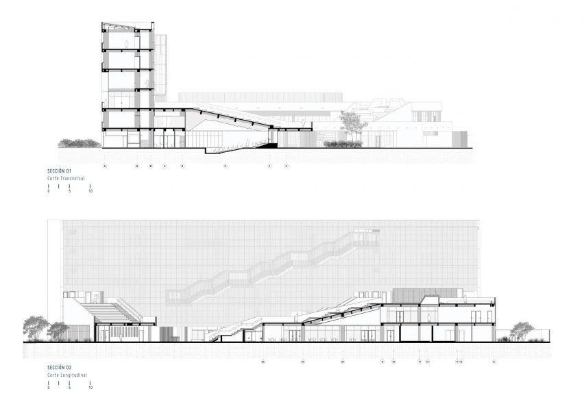Sections Lucila Rubio de Laverde school by Nómena