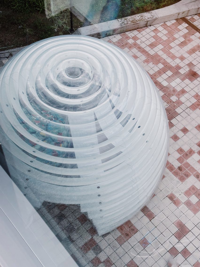 Norberto Miranda inflatable classroom