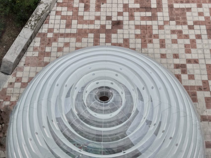 Norberto Miranda inflatable classroom
