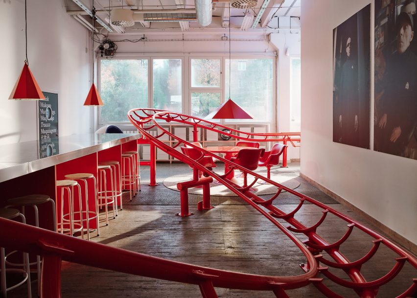 World's first office roller coaster